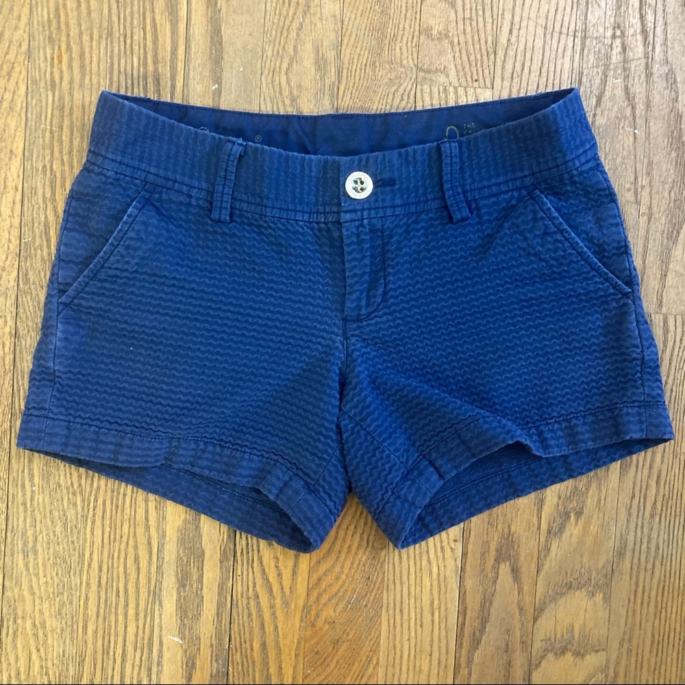 Lilly Pulitzer Callahan Shorts, Jacquard, Navy